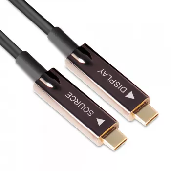 CLUB3D USB Gen 2 Type C aktīvais optiskais kabelis A/V vienvirziena V-V 20 m / 65.62 pēdas