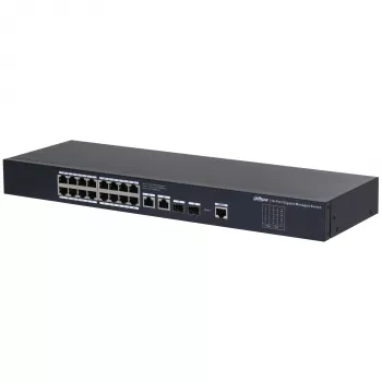 Dahua Technology SG4020 pārvaldīts L2 Gigabit Ethernet (10/100/1000) 1U melns