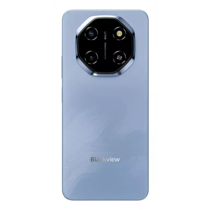 Viedtālrunis BLACKVIEW SHARK 6 — 6,88 collas (17,5 cm), Unisoc T8100 2 GHz, 4 GB RAM, 128 GB, 16 MP dubultā aizmugures kamera, 5000 mAh, Android 15, Hybrid Dual SIM, Zils