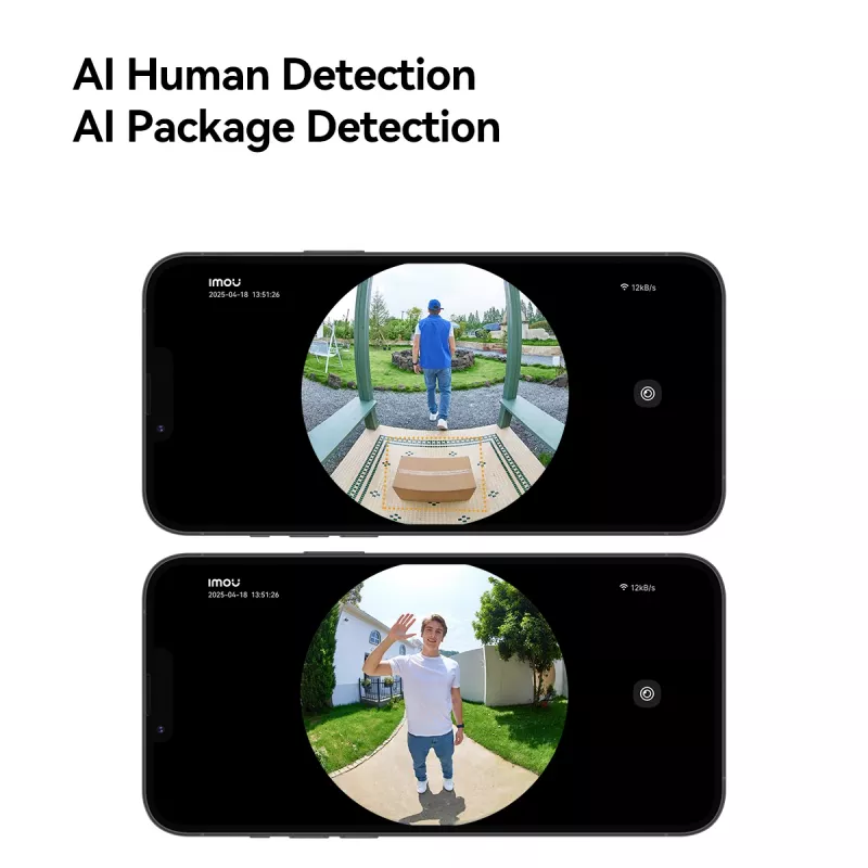 Doorbell Kit Imou DB-3EP-4M0W/DS3 Melna 4MP HD Video