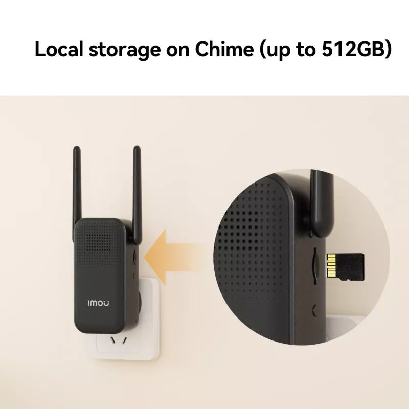 Doorbell Kit Imou DB-3EP-4M0W/DS3 Melna 4MP HD Video