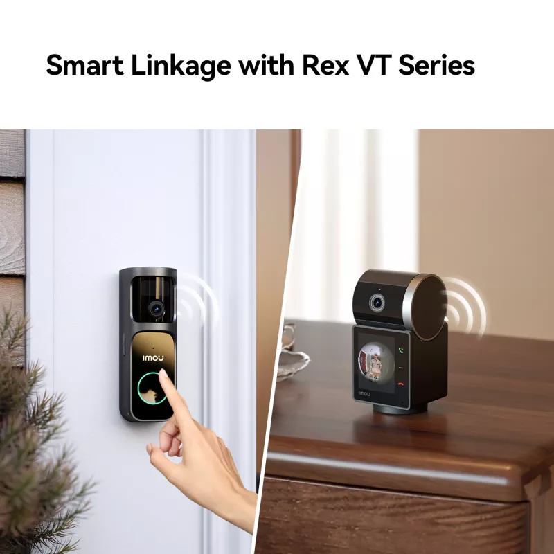Doorbell Kit Imou DB-3EP-4M0W/DS3 Melna 4MP HD Video