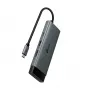 USB-C centrmezgls TP-Link UH7021C — HDMI, USB 3.2 Gen1, USB 2.0, SD/microSD, 5000 Mbit/s, alumīnijs, melns