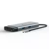 USB-C centrmezgls TP-Link UH7021C — HDMI, USB 3.2 Gen1, USB 2.0, SD/microSD, 5000 Mbit/s, alumīnijs, melns