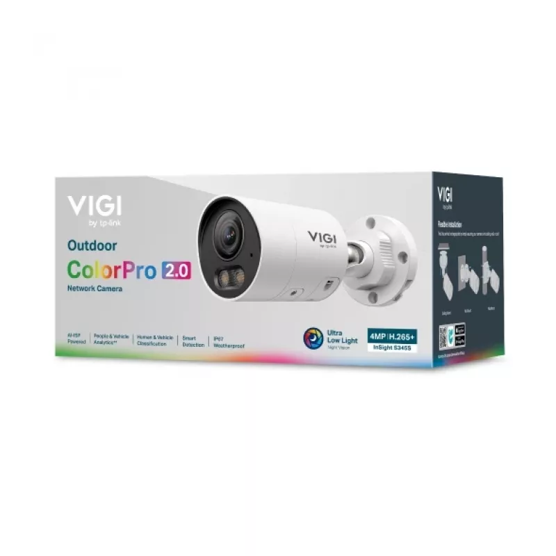TP-Link InSight S345S Bullet IP drošības kamera Āra 2688 x 1520 pikseļi Griesti/Siena/Stabs