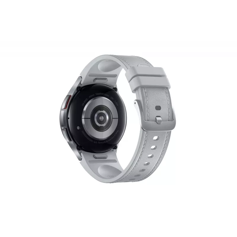 Samsung Galaxy Watch6 Classic 43 mm Digitalais skārienjutīgais displejs Sudraba krāsā
