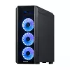 PC korpuss CHIEFTEC Scorpion 3 GL-03B-OP — Tornis ATX/Micro-ATX/Mini-ITX, rūdīts stikls, 3×120 mm priekšējie ventilatori
