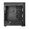 PC korpuss CHIEFTEC Scorpion 3 GL-03B-OP — Tornis ATX/Micro-ATX/Mini-ITX, rūdīts stikls, 3×120 mm priekšējie ventilatori