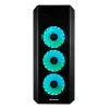PC Midi Tower korpuss CHIEFTEC SCORPION 3 GL-03B-UC-OP — melns, rūdīts stikls, ATX/Micro-ATX, 3x120mm priekšā + 1x120mm aizmugurē ventilatori