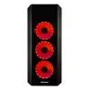PC Midi Tower korpuss CHIEFTEC SCORPION 3 GL-03B-UC-OP — melns, rūdīts stikls, ATX/Micro-ATX, 3x120mm priekšā + 1x120mm aizmugurē ventilatori