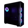 PC Midi Tower korpuss CHIEFTEC SCORPION 3 GL-03B-UC-OP — melns, rūdīts stikls, ATX/Micro-ATX, 3x120mm priekšā + 1x120mm aizmugurē ventilatori