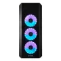 PC Midi Tower korpuss CHIEFTEC SCORPION 3 GL-03B-UC-OP — melns, rūdīts stikls, ATX/Micro-ATX, 3x120mm priekšā + 1x120mm aizmugurē ventilatori