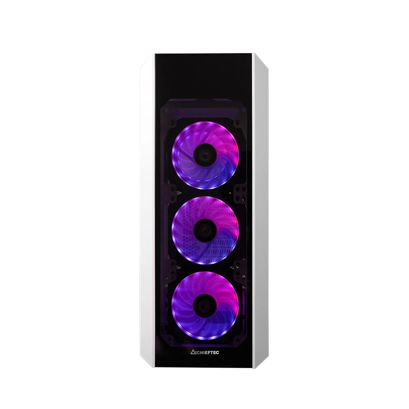 Chieftec GL-03W-OP datora korpuss Midi Tower balts
