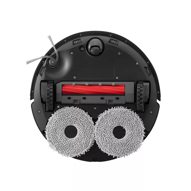Roborock putekļsūcējs Q Revo L — apaļš robots ar putekļu maisu, 0,33 L putekļu ietilpība, 2,7 L bāze, 180 min darbības laiks, 5200 mAh, melns