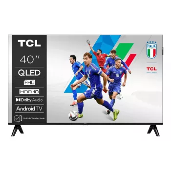 TCL 40V5C 40 collu QLED Full HD televizors 1920x1080 Android TV, HDR10, 2x HDMI, Wi‑Fi, Bluetooth