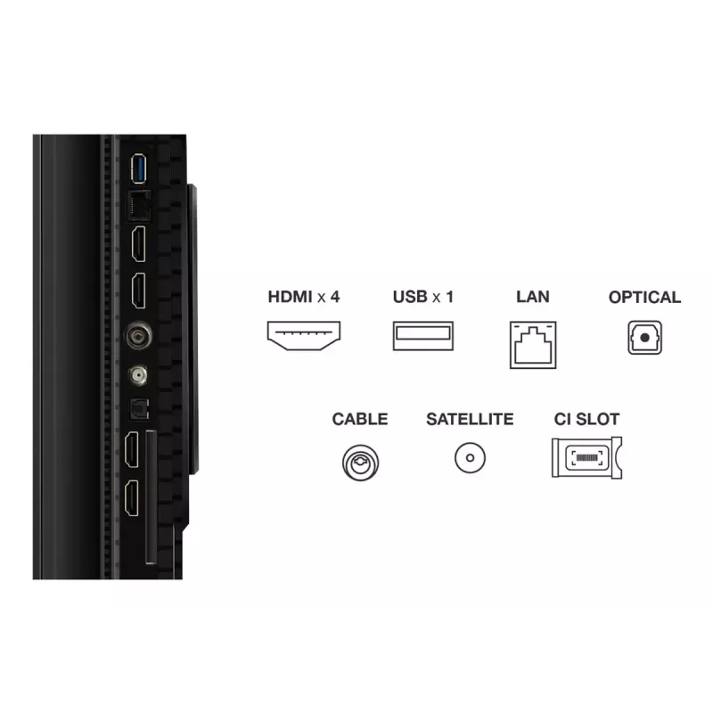 Televizors TCL P8K 65 collu 4K QLED 3840 x 2160