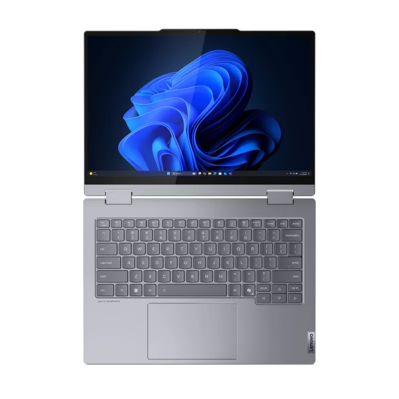 Hibrīdklēpjdators Lenovo ThinkBook 14 2-in-1 G5 IAU — 14 collu WUXGA, Intel Core Ultra 5 225U, 16 GB RAM, 512 GB SSD, Windows 11 Pro, pelēks