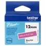 Etiķešu lente Brother BTAG-P35 balts uz rozā 1,2 cm 4 m