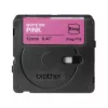 Etiķešu lente Brother BTAG-P35 balts uz rozā 1,2 cm 4 m