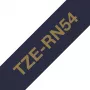 Brother TZE-RN54 etiķešu lente Zelts uz tumši zilas