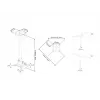 Multibrackets M Universal Projector Ceiling Mount 1600-3000 ar precīzās regulēšanas funkciju
