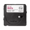 Etiķešu lente Brother BTAG-232 sarkans uz balta 1.2 cm 4 m