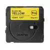 Mārķēšanas lente Brother BTAG-631 Melna uz dzeltenas 1.2 cm 4 m