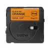Etiķešu lente Brother BTAG-T31 Melns uz oranža 1,2 cm 4 m