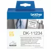 Brother DK-11234 printera etiķete Balta Pašlīmējoša printera etiķete