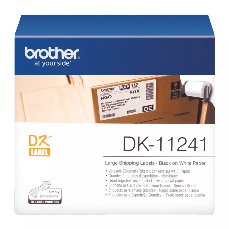 Brother DK-11241 printera etiķete balta
