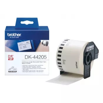 Noņemama papīra lente Brother DK44205