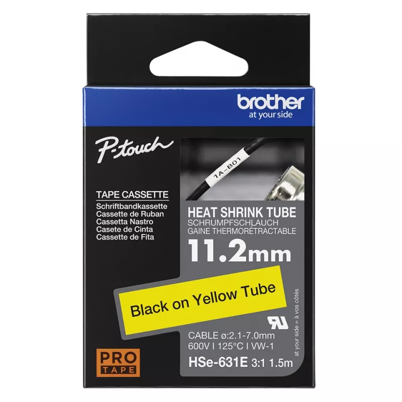 Brother HSE-631E etiķešu lente