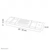 Neomounts NSLC200 Klēpjdatora dzesētājs 10-22 collas - universāls, Melns, Plastmasa, 10 kg, 55,9 cm (22 collas), 25,4 cm (10 collas), 0 - 10°