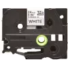 Laminēta lente Brother TZEFX251 melns uz balta 2.4 cm