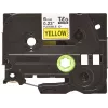 Brother TZE-FX611 līmlente melns uz dzeltena