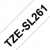 Brother TZE-SL261 uzlīmju lente, drukā melnu uz balta