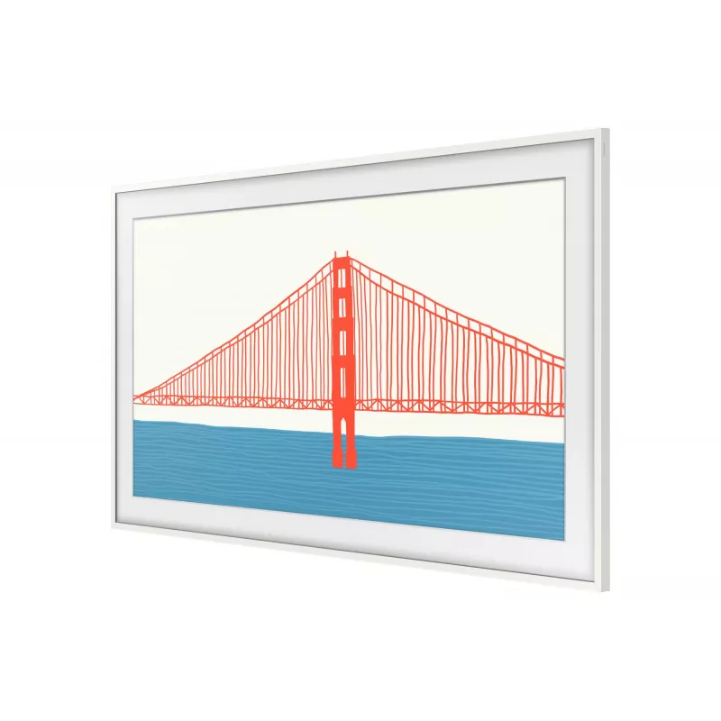 Samsung VG-SCFA55WTBXC, rāmis, balts, 139.7 cm (55 collas), Samsung, The Frame LS03A (2021) 55'' The Frame LS03B (2022-23) 55'', 1241.1 mm