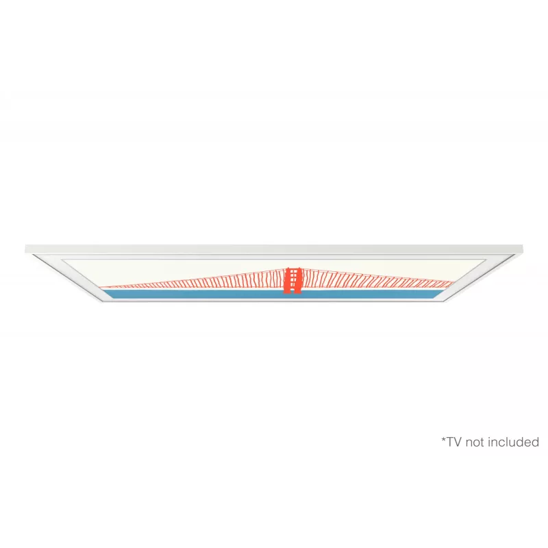 Samsung VG-SCFA55WTBXC, rāmis, balts, 139.7 cm (55 collas), Samsung, The Frame LS03A (2021) 55'' The Frame LS03B (2022-23) 55'', 1241.1 mm