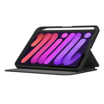 Targus Click-In THZ912GL pāršļaucams apvalks Apple iPad mini (6. paaudze), 8,3 collas (21,1 cm), melns
