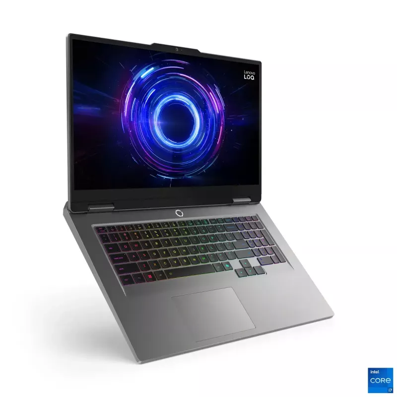Lenovo LOQ 17IRX10 klēpjdators — 17,3 collu FHD IPS 1920×1080 pretatspīduma, Intel Core i5-13450HX, 16 GB DDR5, 1 TB SSD, NVIDIA GeForce RTX 5050 8 GB, Windows 11 Home