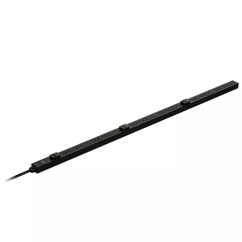 APC Easy Rack PDU, Basic, 0U, 3 fāzes, 22kW, 230V, 32A, 30 x C13 un 12 x C19 ligzdas, IEC60309 3P+N+PE ieeja
