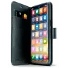 Wallet case Screenor SMART Samsung Galaxy S25 Edge 17 cm Melns