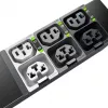 APC NetShelter Rack PDU Advanced, uzskaitīts, 3 fāzes, 11kW 400V 16A vai 11.5kW 415V 20A, 42 izejas, IEC309