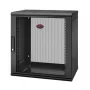 APC NetShelter WX AR112SH4 - 12U, 19 collu ielāpu skapis, sienas stiprinājums, iepriekš samontēts, 400MM dziļš