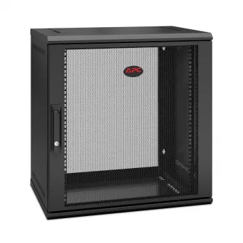 APC NetShelter WX AR112SH4 - 12U, 19 collu ielāpu skapis, sienas stiprinājums, iepriekš samontēts, 400MM dziļš