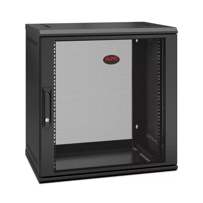 APC NetShelter WX AR112SH4 - 12U, 19 collu ielāpu skapis, sienas stiprinājums, iepriekš samontēts, 400MM dziļš