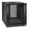 APC NetShelter SX, serveru skapja korpuss, 12U, melns, 658A x 600P x 900D mm