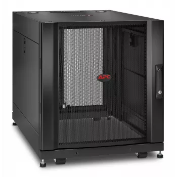 APC NetShelter SX, serveru skapja korpuss, 12U, melns, 658A x 600P x 900D mm