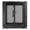 APC NetShelter SX, serveru skapja korpuss, 12U, melns, 658A x 600P x 900D mm