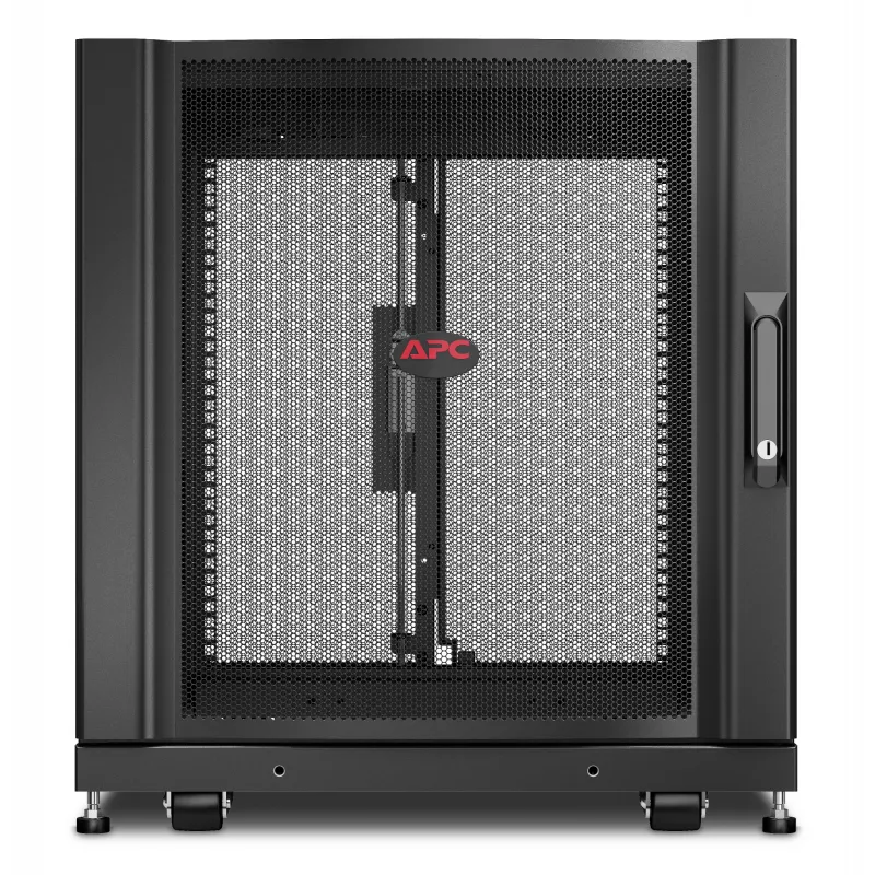 APC NetShelter SX, serveru skapja korpuss, 12U, melns, 658A x 600P x 900D mm